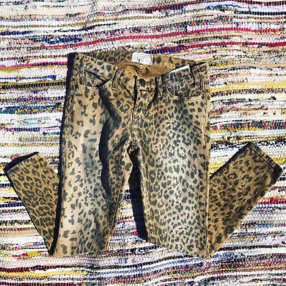 💛⚫️women’s skinny leopard print jeans⚫️💛